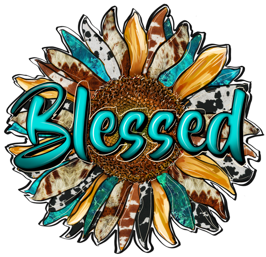 BLESSED SUNFLOWER HTV